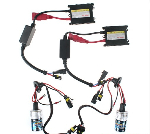 12V 35W H3 8000K Xenon HID Conversion Kit 2 Headlight Bulbs - Click Image to Close